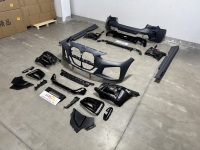 Xlstyling - Vente flash - Kit carrosserie pour pare-chocs avant et arrière de voiture pour BMW G22 Série 4 au style MT Sport