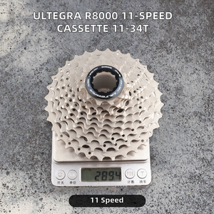 Pour <span class=keywords><strong>ULTEGRA</strong></span> R8000 <span class=keywords><strong>Cassette</strong></span> de <span class=keywords><strong>route</strong></span> 11 vitesses CS-R8000 HG800-11 11-34T/32T/30T en alliage finition nickel - Product Image 2