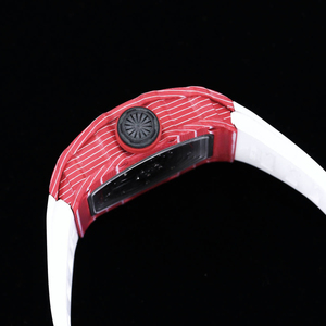 Reloj personalizado 1-1 RM 3502 con caja de fibra de carbono, equipado con un movimiento monolítico y una esfera altamente transparente, estilo tenista <span class=keywords><strong>superstar</strong></span>. - Product Image 4
