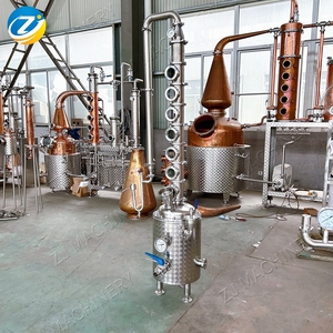 ZJ 20L Moonshine Mini Tipo Compacto Todo Acero Inoxidable Columna Alta Hogar todavía Destilador <span class=keywords><strong>de</strong></span> Alcohol para Brandy Gin - Product Image 2