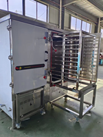 Four électrique à convection commercial de 16 casseroles avec générateur de vapeur et plaques de cuisson