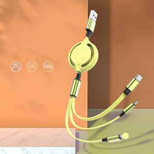 Yy334 Meter Mobile Data <b>3</b> in 1 Micro Multi <b>Usb</b> Type-C Custom Phone Charging Power <b>Cable</b> With Logo - Product Image 5
