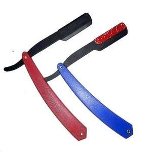 Professional Disposable plastic Handle Straight Razors - Product Image 1