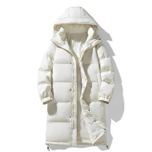 Manteau d'hiver personnalisé pour garçons, nouveau modèle ample et chaud, style couple, avec capuche épaisse, confortable et tendance. - Product Image 1
