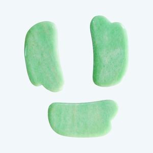 Green Aventurine <b>Body</b> Leg Facial Jade Guasha Massager Board <b>Gua</b> <b>Sha</b> Massage Tool - Product Image 5