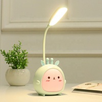 Veilleuse Led Usb Rechargeable lumière pliable oeil protection lampe de Table avec lumière colorée mignon créatif dessin animé lampe de bureau