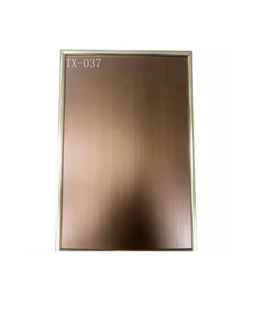 304L On 1.2mm Stainless Steel 304 Sheet Electroplated Decorative Plate