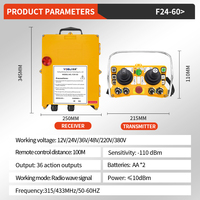 F24-60 2T & 1R Assurance qualité étanche industriel radio télécommande Intelligent sans fil interrupteur tour grue télécommande