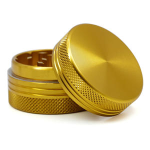 Venta al por mayor de fábrica: <span class=keywords><strong>Mini</strong></span> molinillo de hierbas de 40 mm, de 2 capas, de aleación de aluminio, con logotipo personalizado, para tabaco - Product Image 3