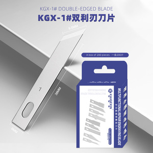 Lot de 200 lames plates pour la sculpture sur bois, la sculpture de fruits, la sculpture alimentaire, l'artisanat, l'outil de découpe, les lames de gravure métalliques, les couteaux, la sculpture sur bois - Product Image 5