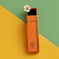 Boîtes cadeaux rigides recyclables personnalisées avec gaufrage à chaud doré, doublure en éponge, lamination mate pour cadeaux d'enfants, d'étudiants, stylos plume