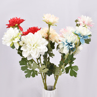 Fleur artificielle en soie Dahlia personnalisée en gros – Étanche, écologique, résistante aux UV, réaliste, faite à la main pour mariage