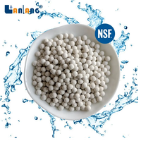 Lanlang NSF Filtre de douche à utiliser boule d'eau alcaline perles de qualité alimentaire dispositif de traitement de l'eau filtre boule d'eau alcaline