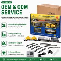 Set Kereta Lokomotif Diesel MDT Skala HO 1:87 Model 66120 Sistem Rel Kereta Api dengan Rel, Grosir untuk Importir