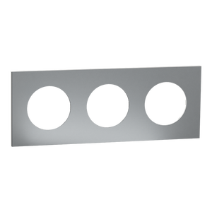 Neuf, original, électrique, S910706 <span class=keywords><strong>Odace</strong></span> M. Titanium, <span class=keywords><strong>plaque</strong></span> à <span class=keywords><strong>3</strong></span> pôles blanche, garantie d'un an, PLC - Product Image 1