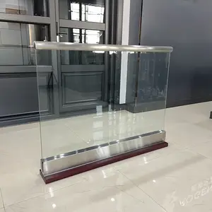 Profilé en aluminium Extrusion de aluminium, Balustrade en verre avec canal en U