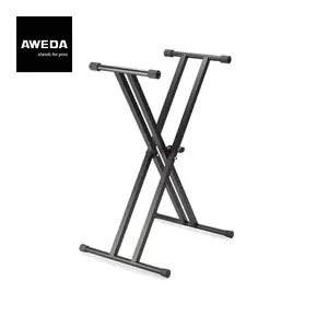 AWEDA Classic Double X Style Keyboard Stand 5-level Adjustable Height