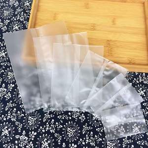 Wholesale Recyclable <b>Transparent</b> PE Plastic Zipper <b>Bags</b> Embossed Packaging for Dried Fruits Candies Chocolates Exhibitions - Product Image 5