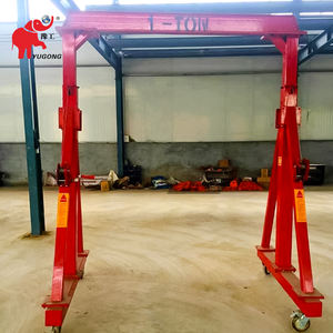 Grúa pórtico móvil portátil ligera de 1, 2, 3, 4, 5, 6, 7 y 8 toneladas con polipasto eléctrico - Product Image 1