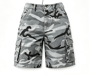 SOONREE Short en jean camouflage respirant pour <span class=keywords><strong>femme</strong></span>, <span class=keywords><strong>taille</strong></span> haute, style cargo, streetwear d'été, vente en gros OEM - Product Image 1