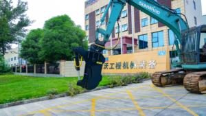 Accesorio para Excavadora XUVOL, Cortador de Árboles de Eucalipto, Pino y Palma, Cuchillo Forestal, Máx. Cizalla Hidráulica para Árboles de 530 mm - Product Image 6