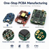 Service d'assemblage rapide de prototypes de circuits imprimés (PCBA) pour l'électronique grand public, 5 pièces, délai de 24 heures, contrôle moteur, 1 à 48 couches, conforme CE RoHS