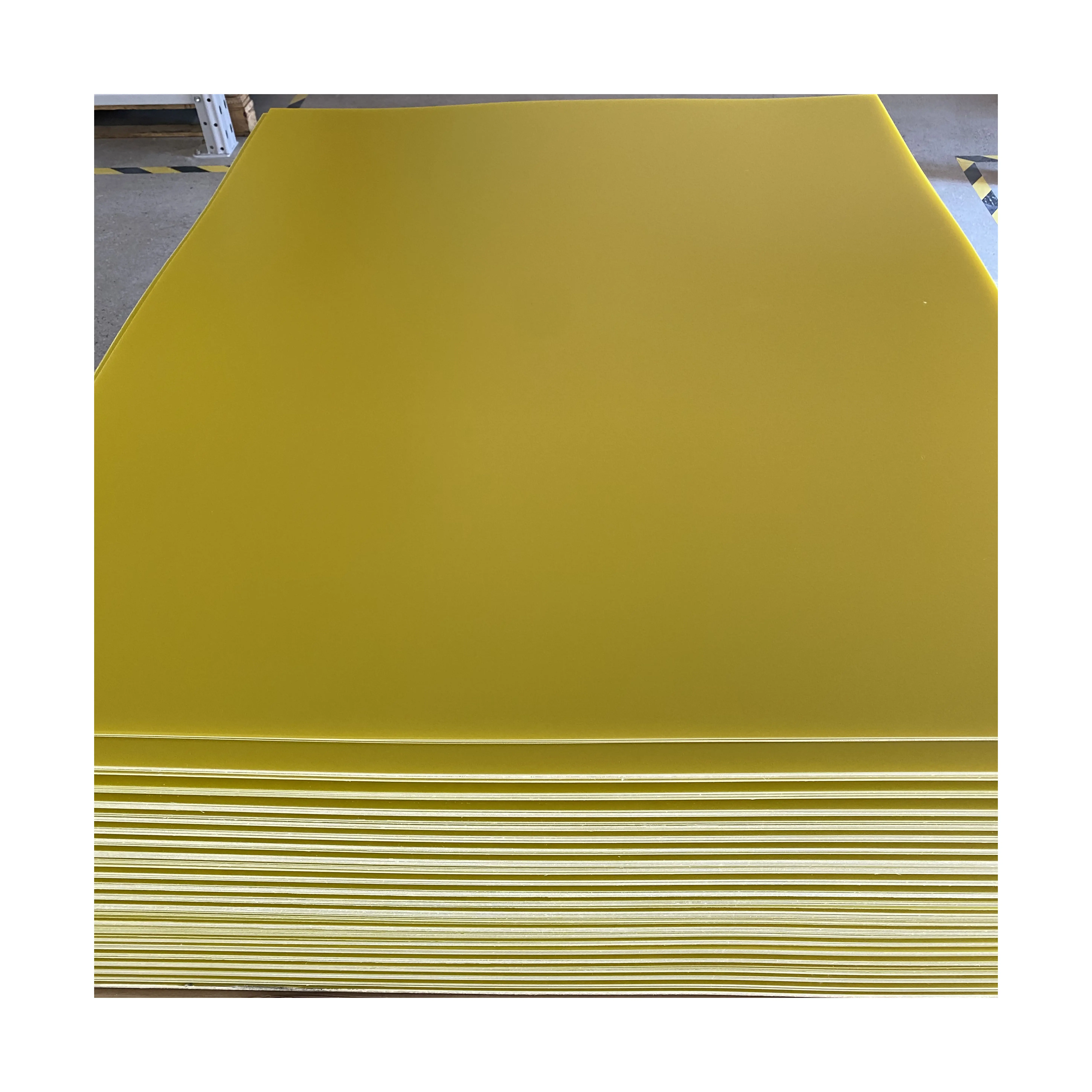 The factory specializes in producing FR4 yellow epoxy resin board 5.0mm and fiberglass board 5.0mm