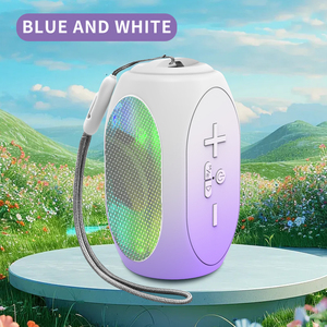Nhà Máy Bán buôn mini TF USB Bluetooth Loa RGB LED chiếu sáng di động ngoài trời Máy nghe nhạc loa siêu trầm Pin nguồn điện - Product Image 6