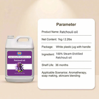 Huile de Patchouli 100% Pure Distillée à la Vapeur en Gros – Prix Avantageux – Huile Essentielle Naturelle Fraîche pour Soins de la Peau et Massage