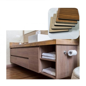 Yüksek basınçlı laminatlar HPL kompakt Panel dekoratif resepsiyon bankosu bölme soyunma ofis masası açık ofis bölmesi - Product Image 5