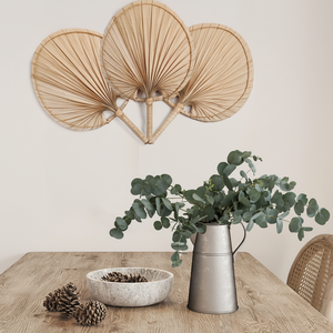 Décoration murale moderne de bohème en rotin avec texture naturelle, parfaite pour les chambres, les hôtels et les maisons de style fermier - Product Image 1