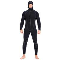 Combinaison de plongée unisexe à capuche 3 mm de haute qualité, très vendue, protection contre le froid, combinaison de surf en néoprène chaude, imperméable à l'avant