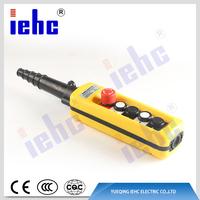 Iehc Serie XAC XAC-A4713/A4913/A471/A491 Stazione di controllo a pendente per paranchi in plastica ABS, elettronica, 10A, antipioggia, con arresto di emergenza