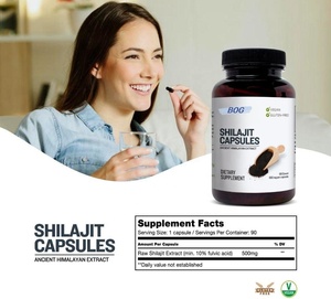 Compléments alimentaires OEM/ODM Shilajit pur de l'Himalaya en capsules de 500 mg - Product Image 2