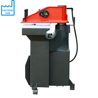 Machine de découpe à bras oscillant 27 tonnes robuste - Presse hydraulique automatique pour cuir, chaussures, sacs et balles en caoutchouc