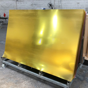 LANXINXI Acrylic Gold <strong>Mirror</strong> <strong>Panels</strong> 1mm 2mm 3mm Free Acrylic Sheet 1220*2440mm 1220*1830mm Cutting Service - Product Image 1