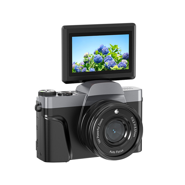 Entry-Level Mirrorless Digital Camera, HD Point-and-Shoot Selfie Camera for Students & Home Use