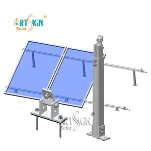 Système de montage de toit en métal plat pour <span class=keywords><strong>panneau</strong></span> <span class=keywords><strong>solaire</strong></span> <span class=keywords><strong>Kit</strong></span> d'inclinaison réglable le degré peut être fixé ou Adjustable10-15, 15-30 | Art Sign - Product Image 1