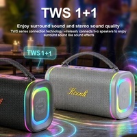 Enceinte Bluetooth Portable Sans Fil 10W, Batterie 1800mAh, Lumière RGB, Prise en Charge Carte TF, Logo OEM, Vente en Gros B2B, En Stock