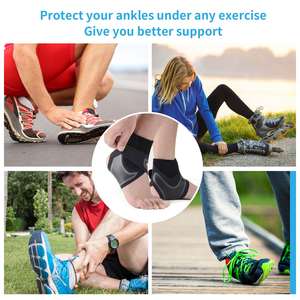 समायोज्य खेल टखने सुरक्षात्मक बैंड ब्रेस समर्थन पैर सुरक्षा संपीड़न टखने ब्रेस - Product Image 6