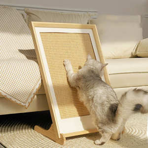 L-Vormige Resistente Kras <span class=keywords><strong>Cat</strong></span> Scratch Pad Houten Sisal <span class=keywords><strong>Cat</strong></span> Wall <span class=keywords><strong>Scratcher</strong></span> - Product Image 3