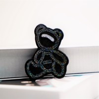Patchs en broderie faits à la main, 50 pièces, Style ours à coudre, paillettes perlées scintillantes pour vêtements et chaussures