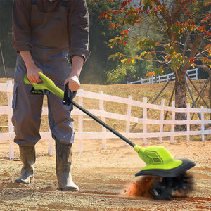 Mini micro-<span class=keywords><strong>scarificateur</strong></span> portatif ménage électrique désherbage trancheuse batterie au Lithium caractéristiques motoculteur en métal pour l'agriculture - Product Image 6