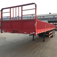 Vente d'usine JINFENG : Nouvelles semi-remorques à ridelles latérales en acier pour le transport de marchandises en vrac, capacité 15001-100000 kg