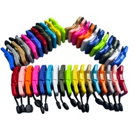 Approvisionnement en stock d'usine 15mm tactique fonctionnel magnétique auto-absorbant Clip crochets à chaussures en plastique et accessoires de sac à cordon