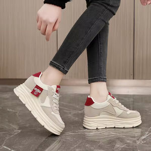 Zapatos Casuales de <span class=keywords><strong>Mujer</strong></span> con Suela Gruesa <span class=keywords><strong>y</strong></span> Elevada, Estilo Plano <span class=keywords><strong>y</strong></span> Moderno para Caminar, Modelo W3681 de Alta Calidad - Product Image 2