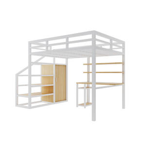 Laikaitisque — <span class=keywords><strong>lit</strong></span> superposé en métal, personnalisé, <span class=keywords><strong>rangement</strong></span> multifonction, pour salon <span class=keywords><strong>et</strong></span> chambre à coucher, pour la maison - Product Image 6