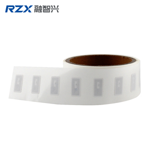 สติกเกอร์ติดแท็ก <span class=keywords><strong>RFID</strong></span> ทรงสี่เหลี่ยมขนาดเล็ก11X21มม. ขนาด13.56MHz ntag บาง213เปียกขนาดเล็กแบบฝังเปล่า - Product Image 3