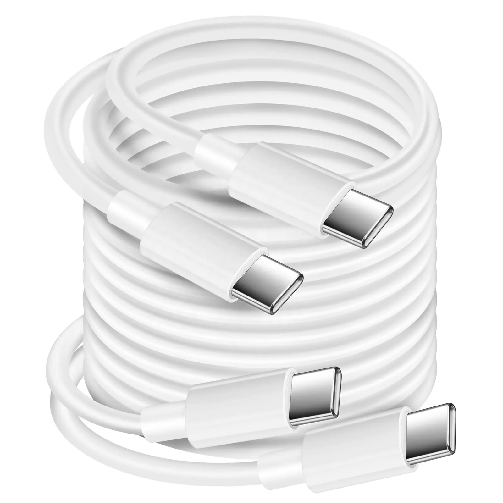 2M 6Ft bianco PD tipo C cavo dati ricarica cavo USB C per Samsung Huawei iPhone 15 14 Pro Max cavi di ricarica