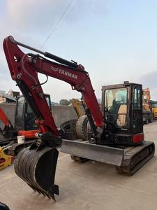 Mini pelleteuse Yanmar Vio55 de 5 tonnes fabriquée au Japon Mini pelleteuse sur chenilles Yanmar 55 d'occasion Vio55 PC55 SY55 ZX55 - Product Image 6